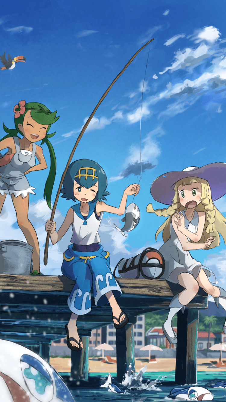 750x1334 Pokemon Sun And Moon Cast