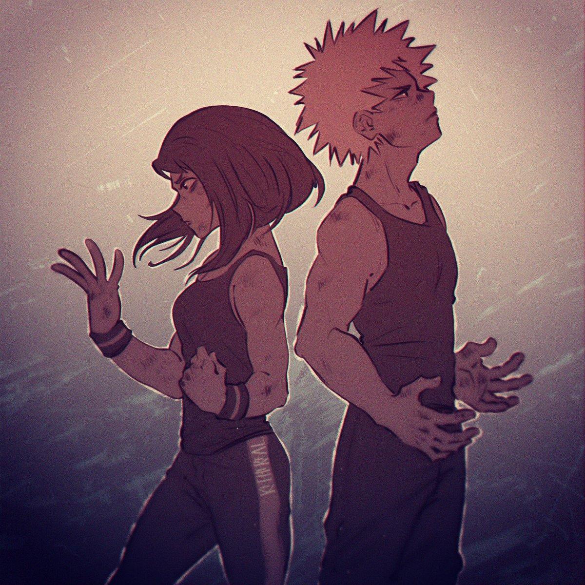 1200x1200 Uraraka X Bakugo Wallpaper