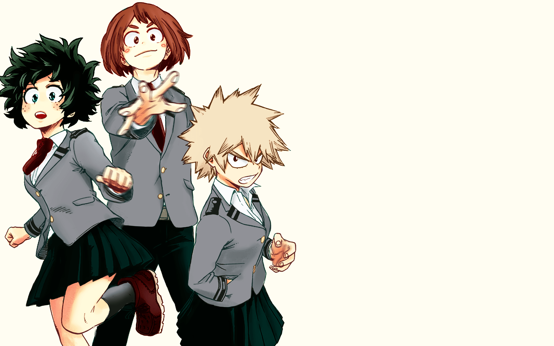 1920x1200 Izuku And Uraraka Wallpaper