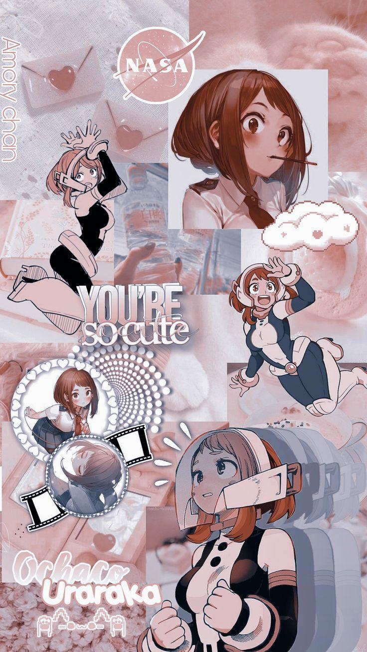 736x1308 Wallpaper Uraraka Ochako