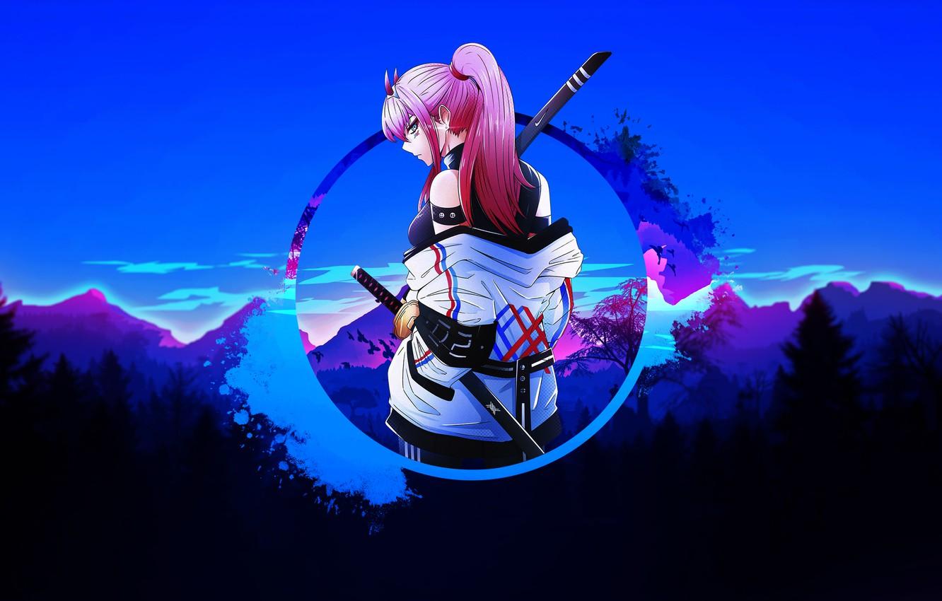 1332x850 Wallpaper Anime, Anime, Darling in the FranXX, Cute in France, Zero Two, Anime Girl, Аниме Девшука image for desktop, section сёнэн