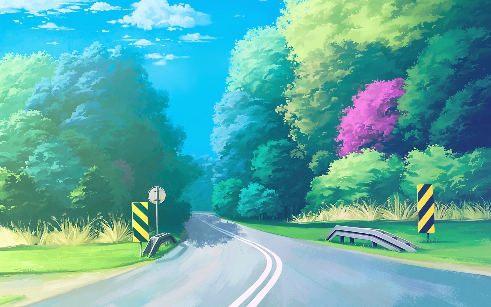 1680x1050 Anime Scenery Wallpaperx1050