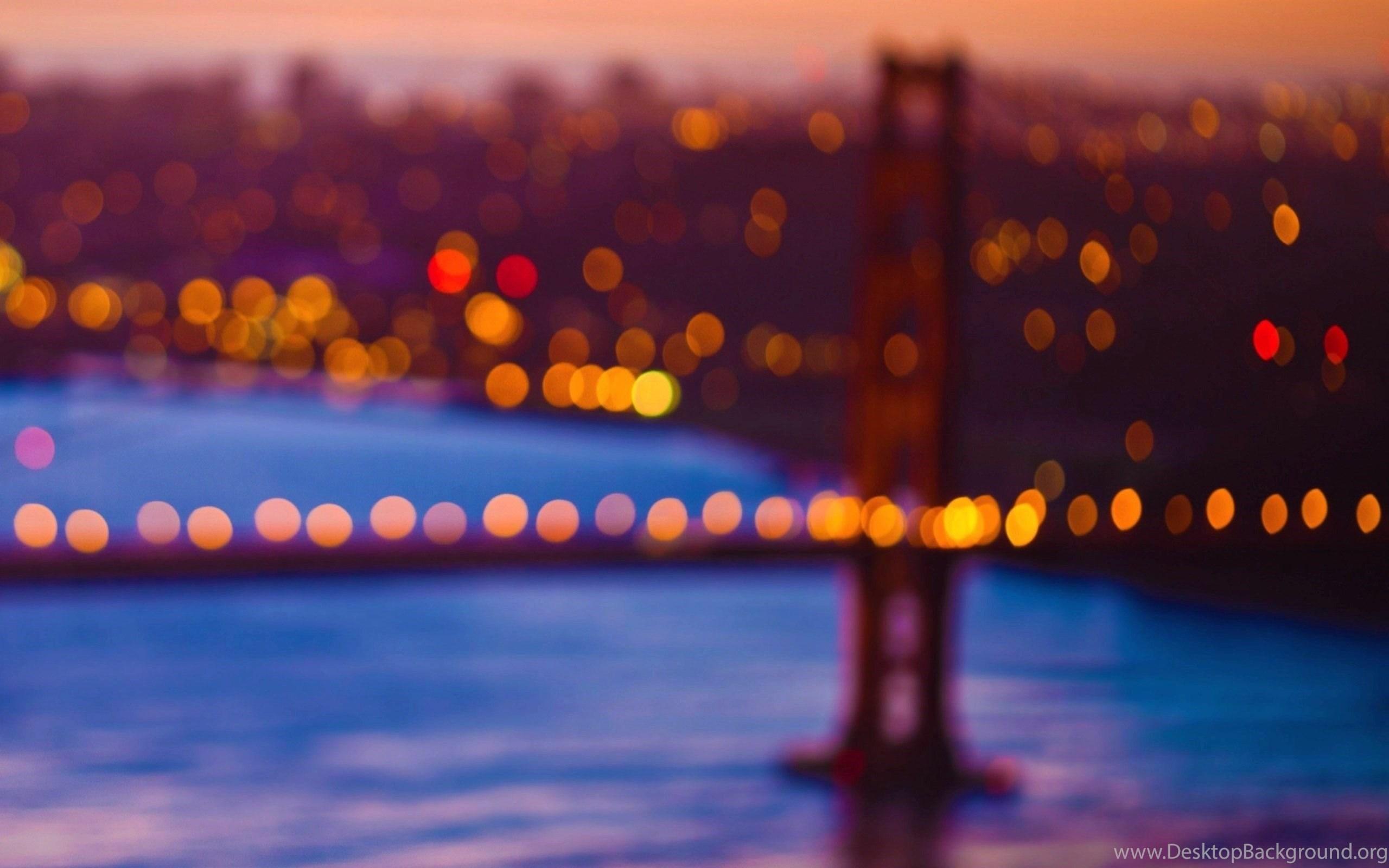 2560x1600 Bokeh, City, Lights, Photo, Fanciful, Evening, HD Wallpaper Desktop Background