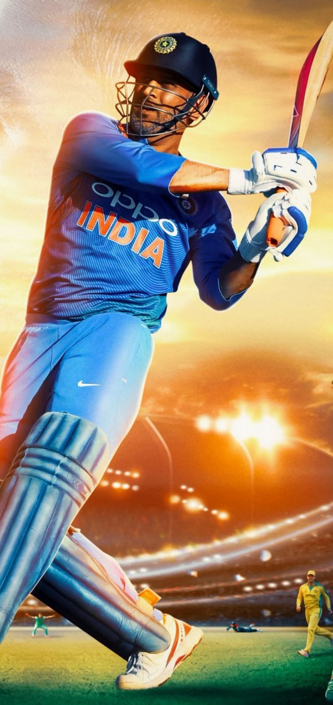 1080x2280 Wallpaper Ms Dhoni HD Wallpaper