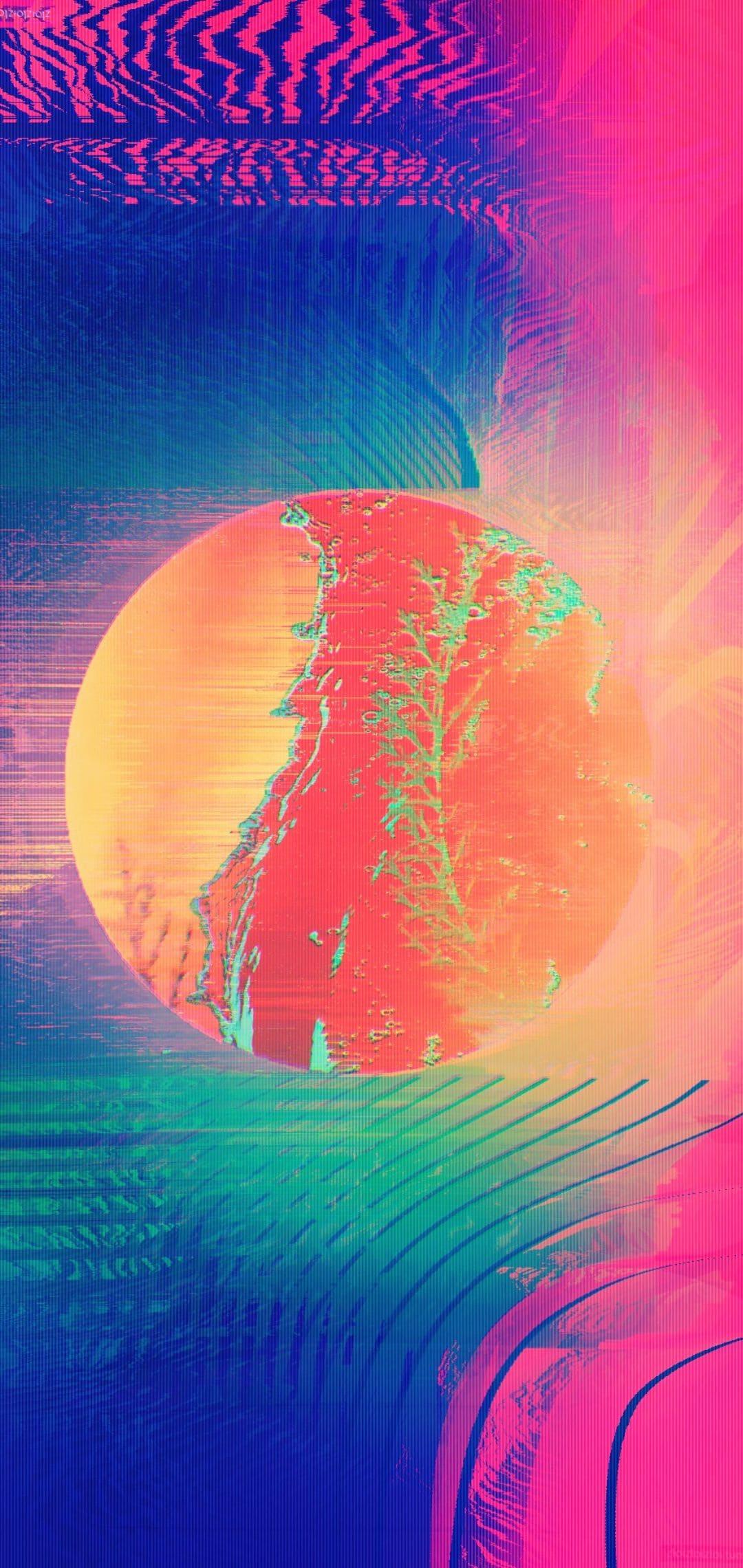 1080x2280 Glitch Wallpaper Quality Glitch Background [ 40 + HD ]