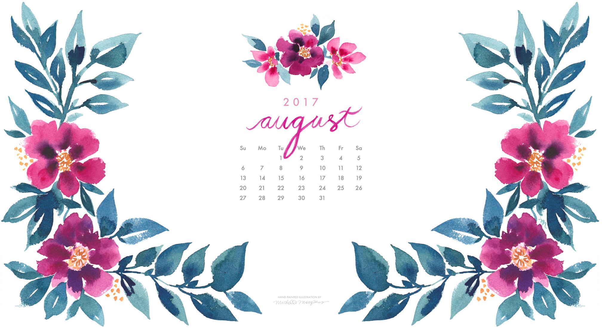 2016x1100 Watercolor Wallpaper for Desktop
