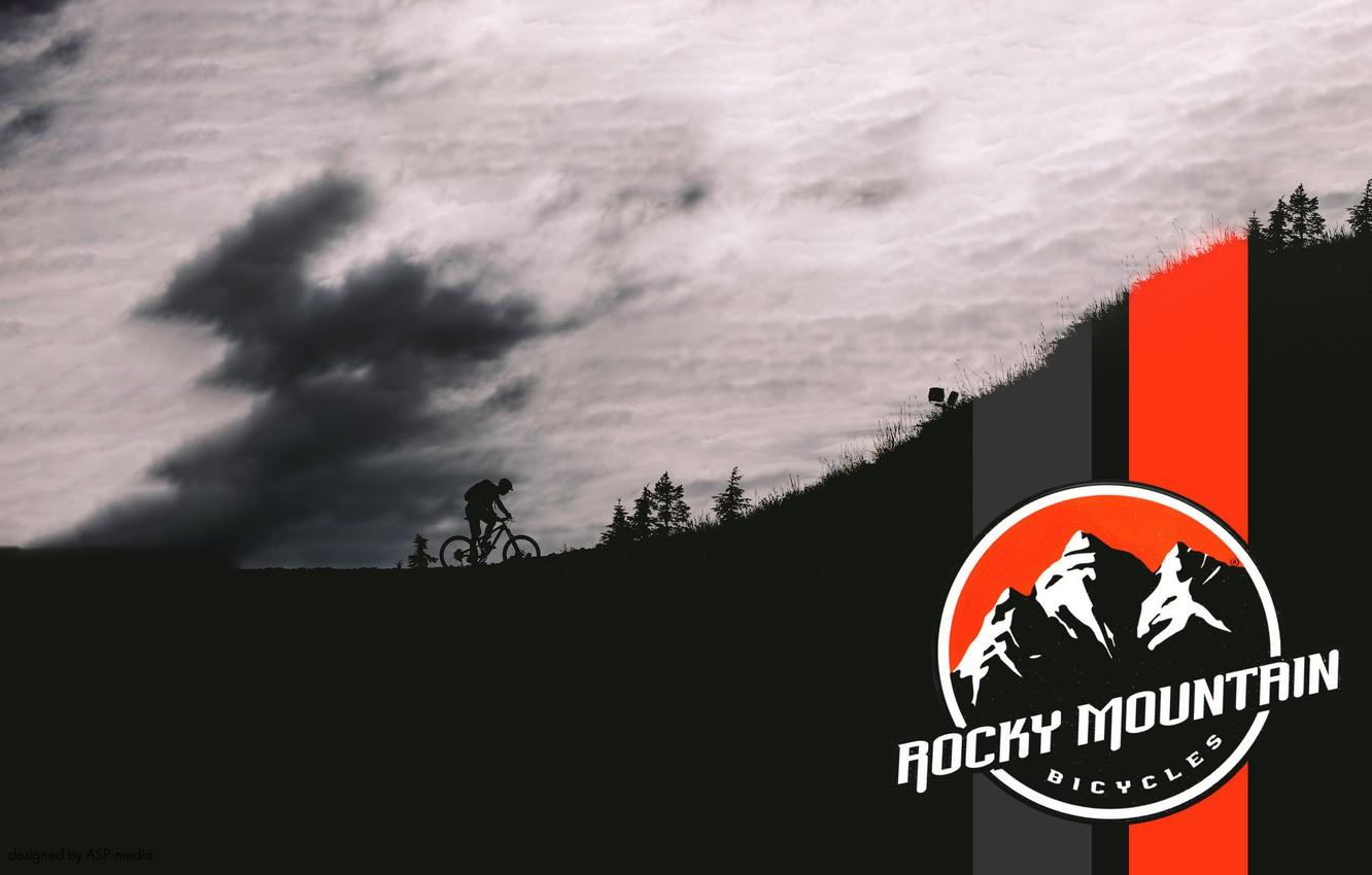 1332x850 Wallpaper the sky, bike, sport, the rise, mountain, silhouette, athlete, logo, bike, bicycle, bike, cycle, trail, rockymountain image for desktop, section спорт
