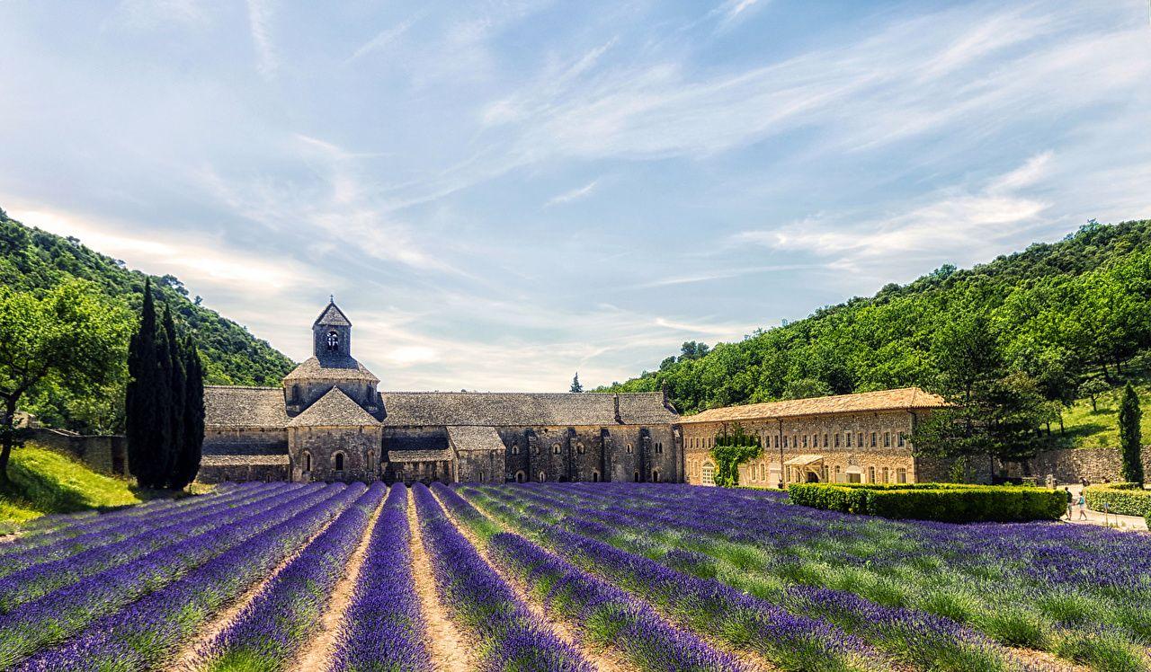 1280x748 Photo Provence France HDRI Nature Sky Fields lavender