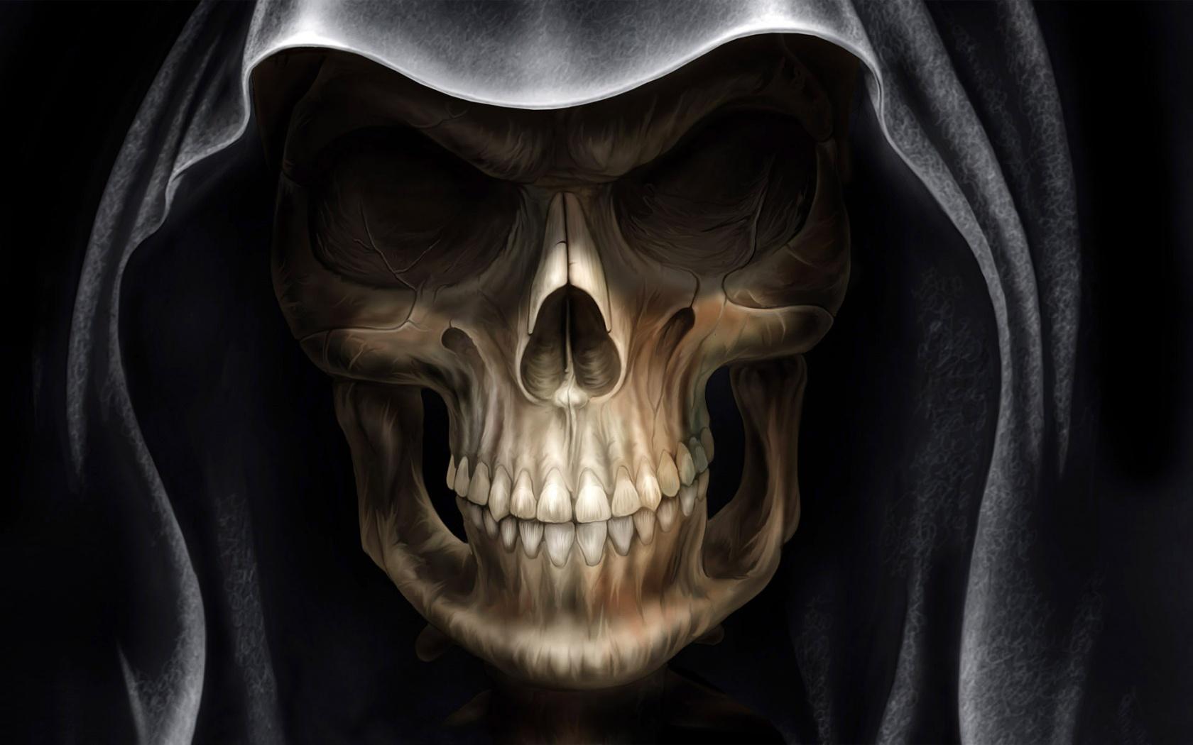1680x1050 Demon Alien Devil Skull Wallpaper in jpg format for free download