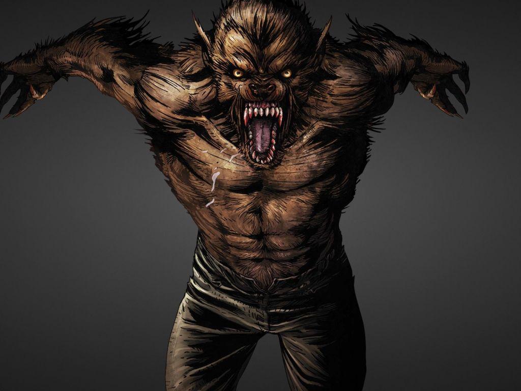 1024x768 3D wallpaper for mobile for touch screen free download, demon, werewolf, fictional character, muscle, supernatural creature