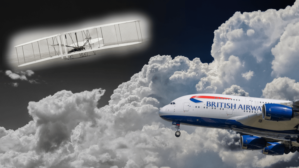 1200x675 From Wright Flyer To Airbus A380 Marks 117 Years Of Flight