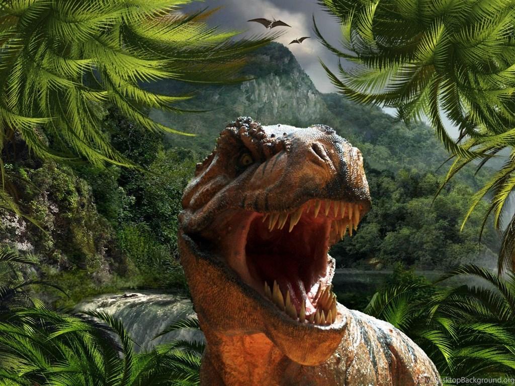 1024x768 Dinosaur In Prehistoric World Wallpaper And Image Wallpaper. Desktop Background
