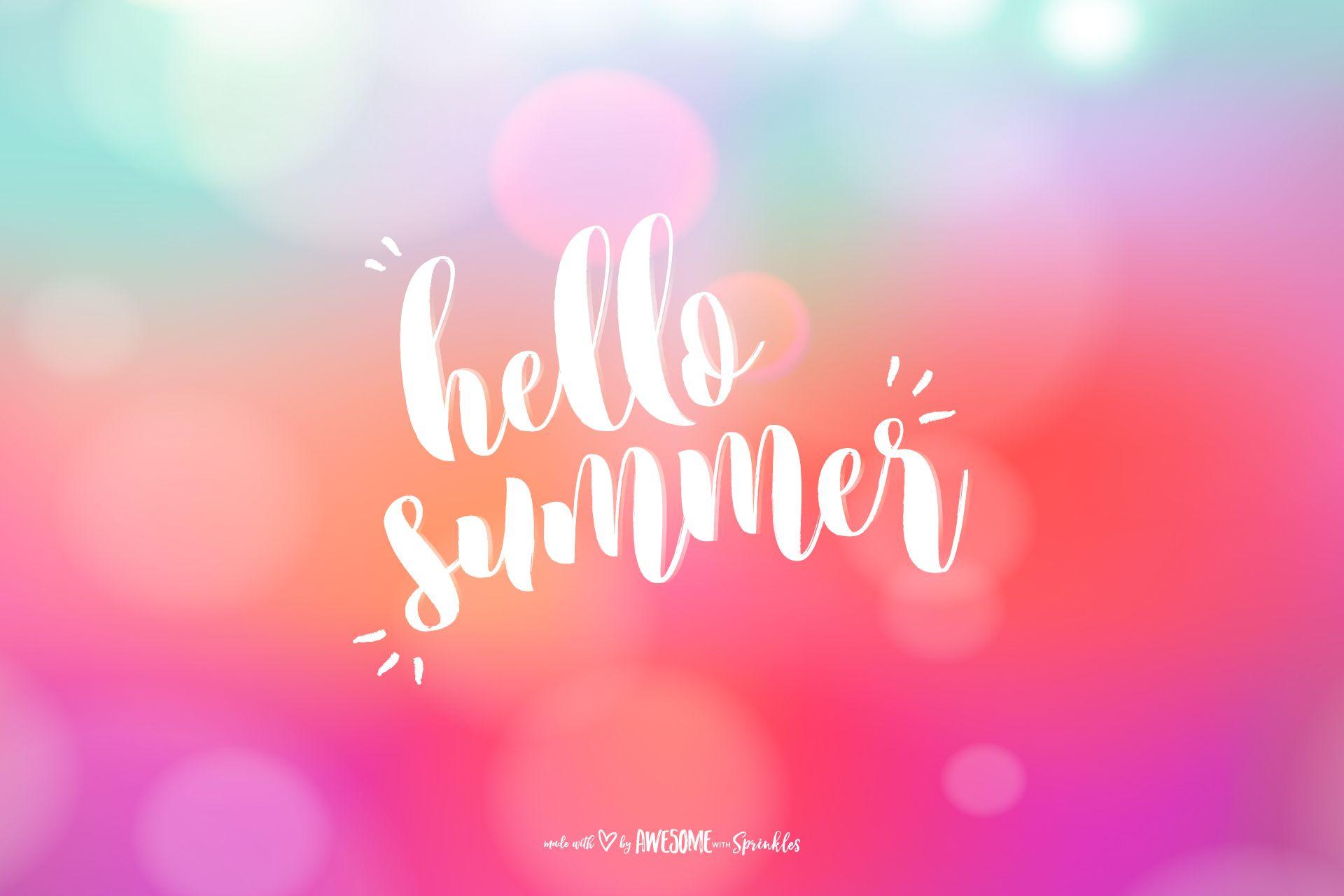 1920x1280 Goodbye School Hello Summer Wallpaper