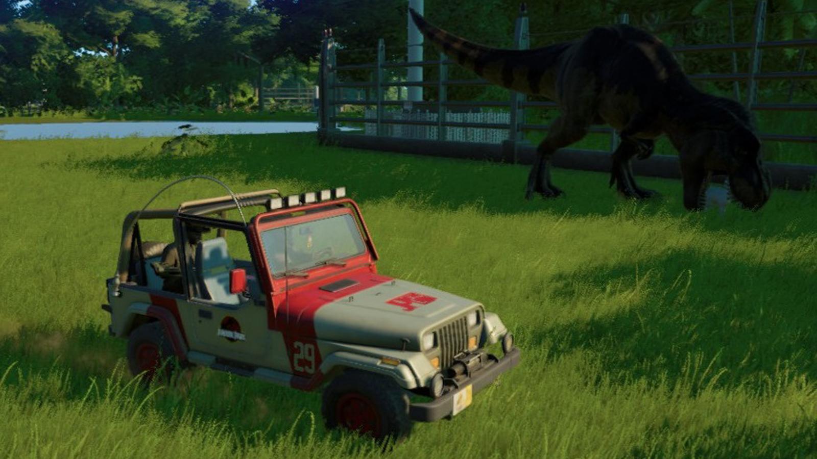 1600x900 Jurassic World Evolution World Evolution Jeep Skins