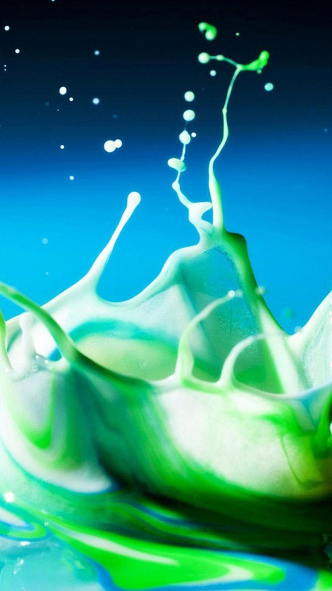 1080x1920 Abstract Green Water Drop Galaxy S5 Android Wallpaper free download