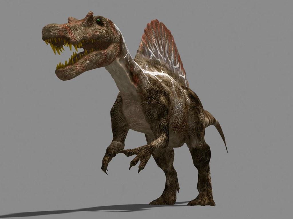 1024x768 Spinosaurus Wallpaper. A picture I took of a 3D Spinosaurus