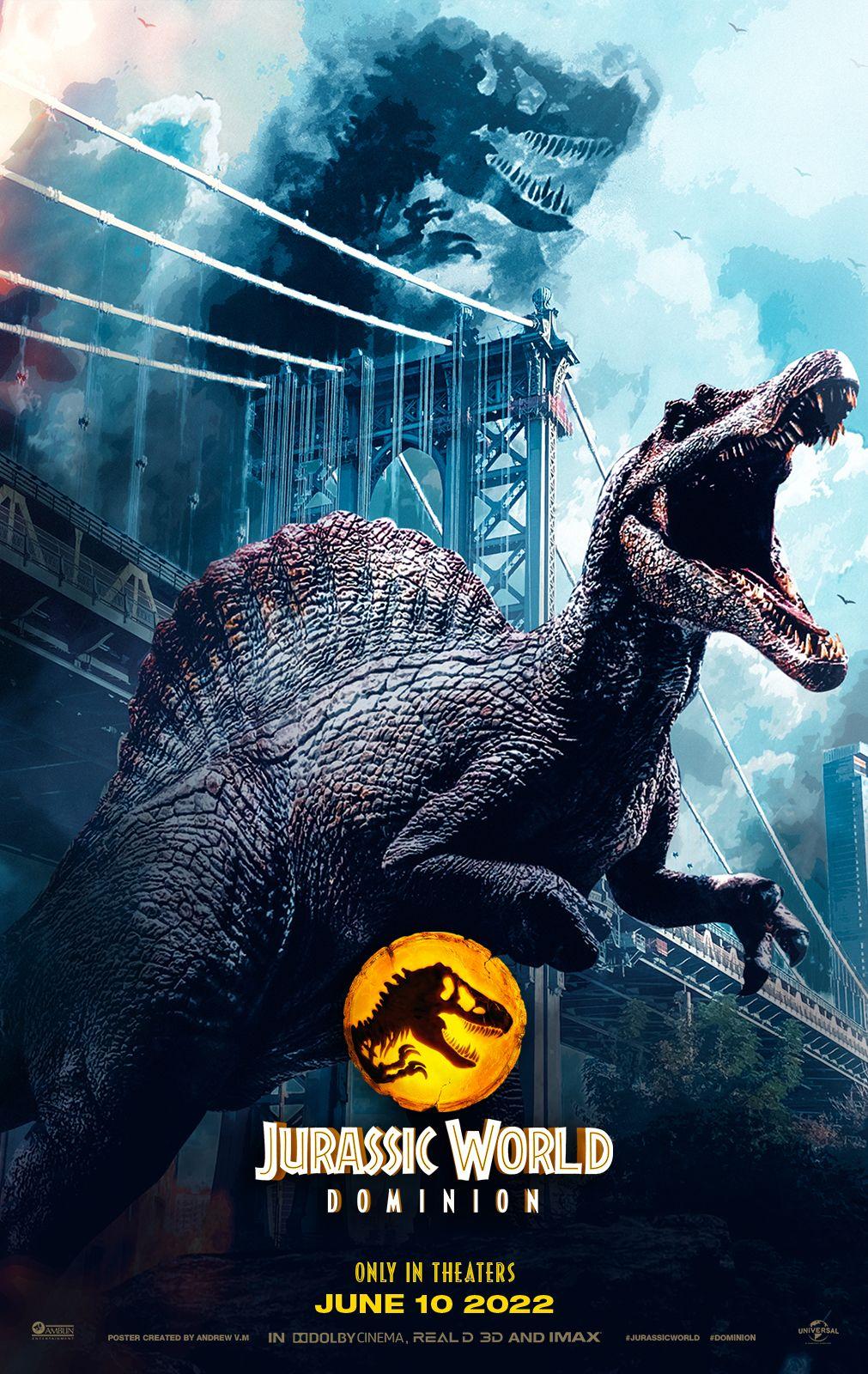 1011x1600 Jurassic World DOMINION Poster 2022. Jurassic world dinosaurs, Jurassic park world, Jurassic world
