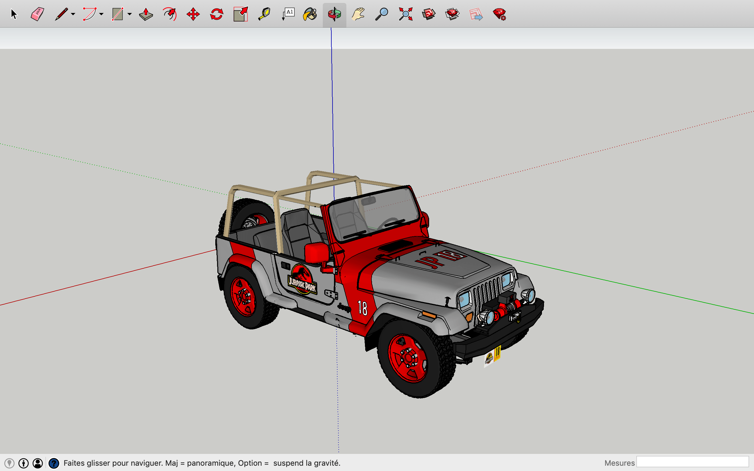 2560x1600 Download free STL file Jurassic Park Jeep • Template to 3D print ・ Cults