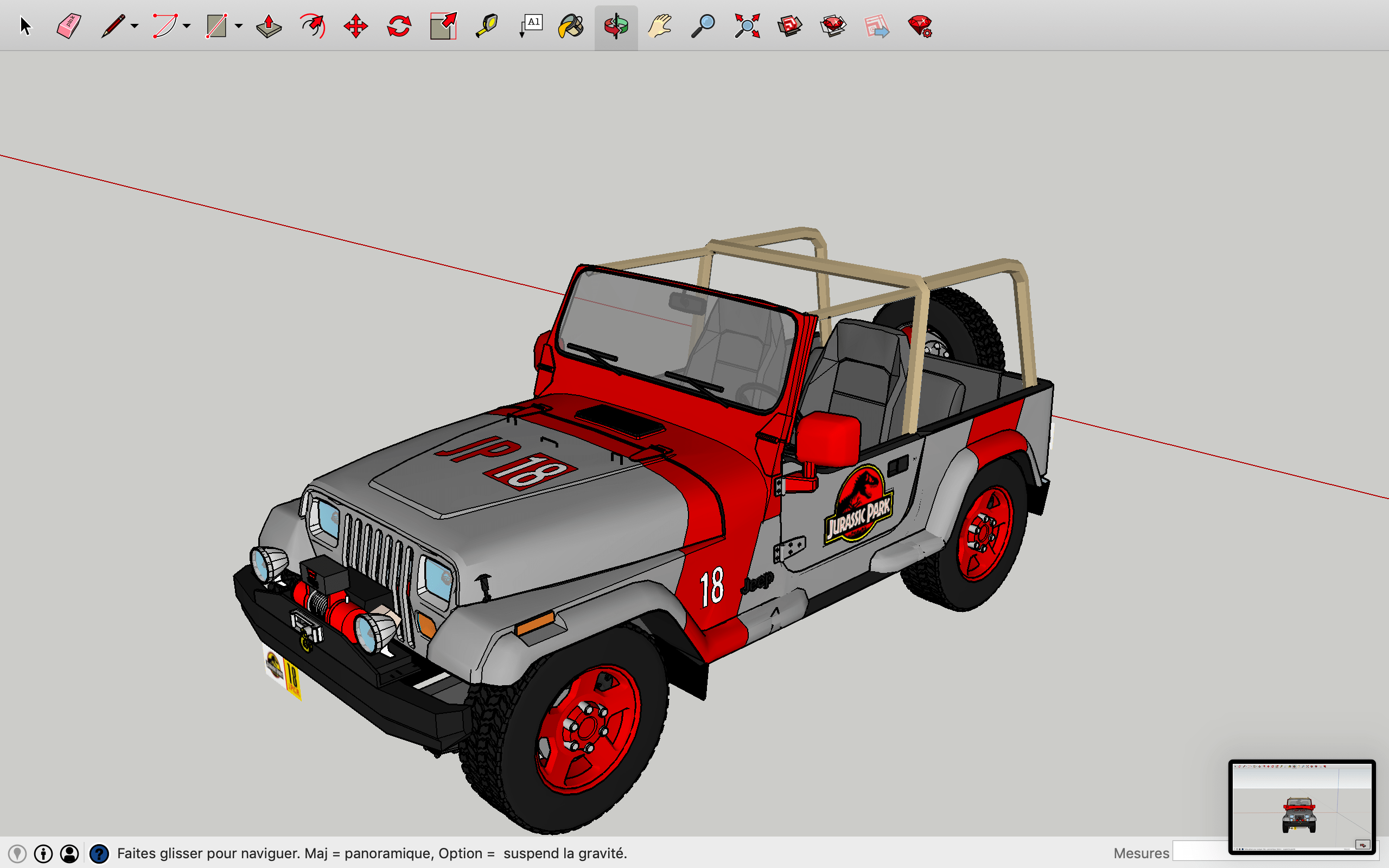 2560x1600 Download free STL file Jurassic Park Jeep • Template to 3D print ・ Cults