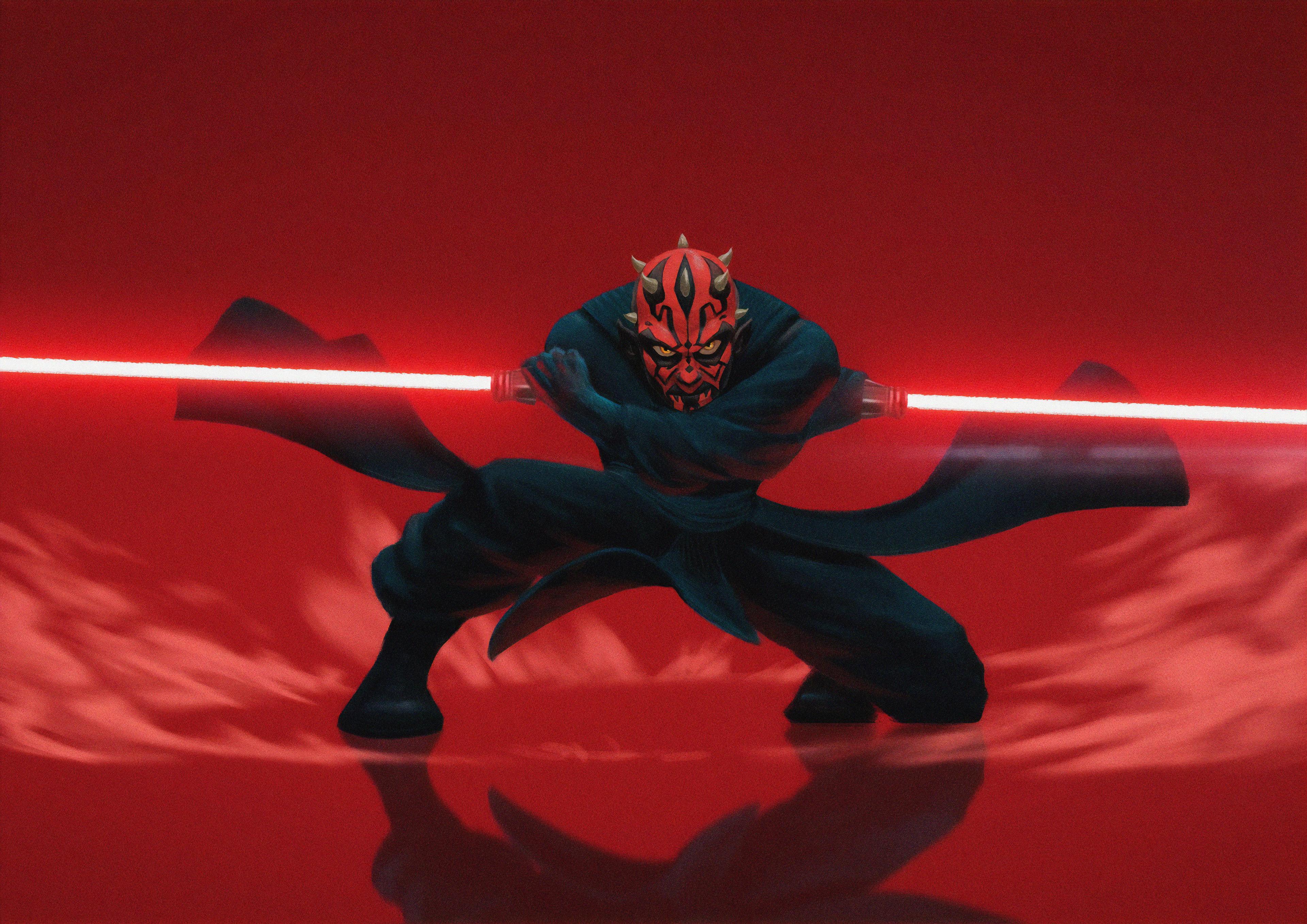3840x2716 Darth Maul 4k, HD Artist, 4k Wallpaper, Image, Background, Photo and Picture