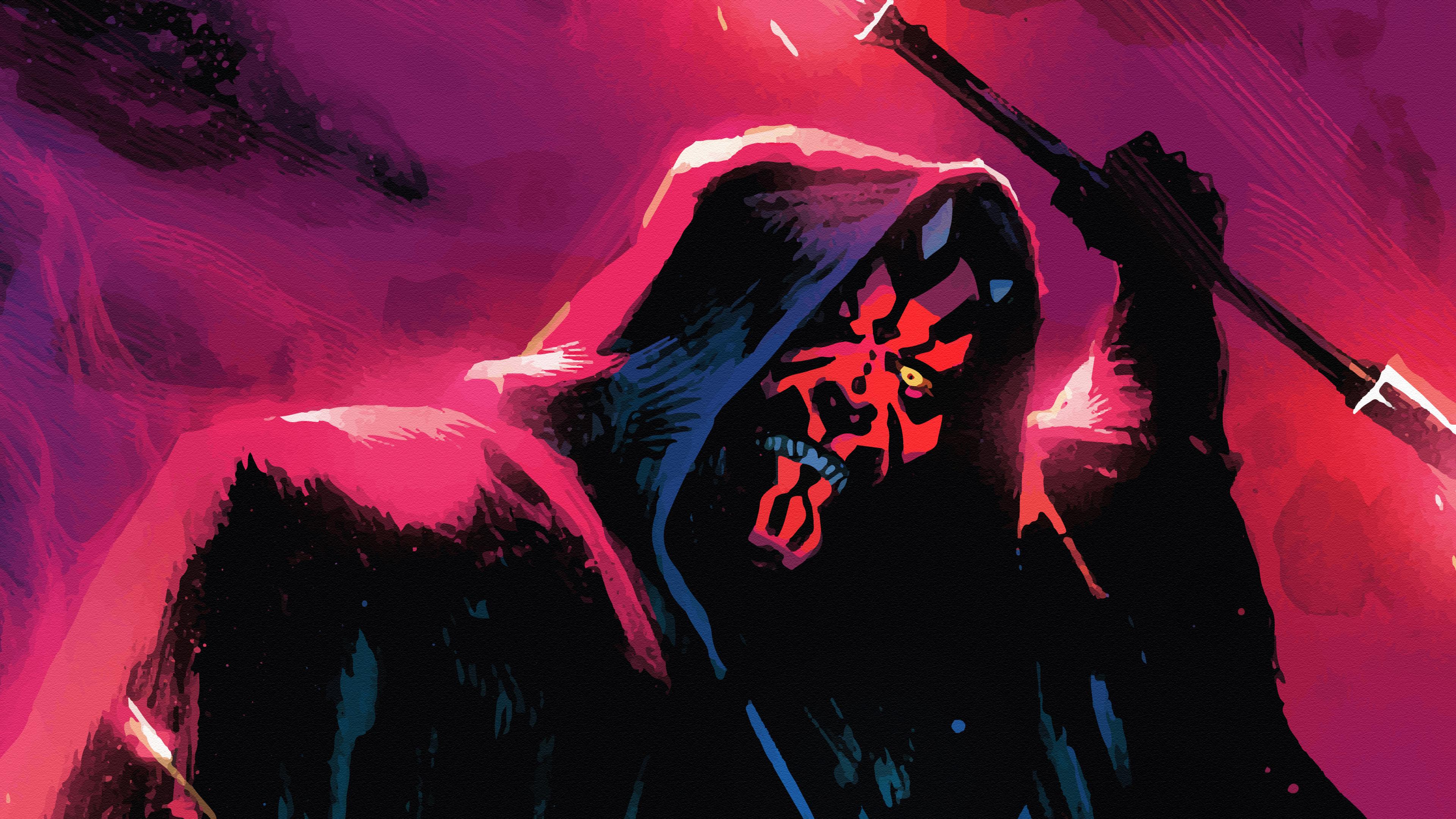 3840x2160 Wallpaper 4k Darth Maul Star Wars 4k Wallpaper