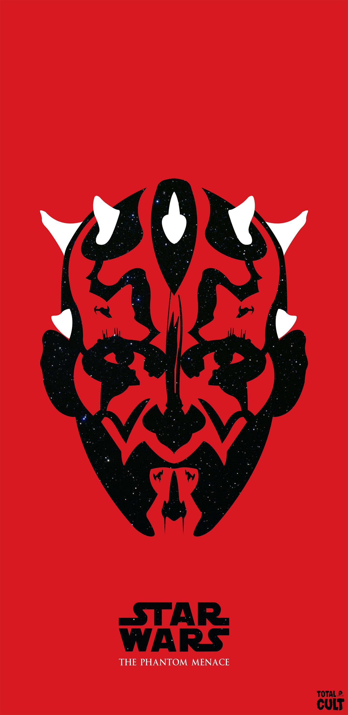 1440x2960 darth maul wallpaper, red, t shirt, logo, illustration, emblem, symbol, crest, graphics, sleeve