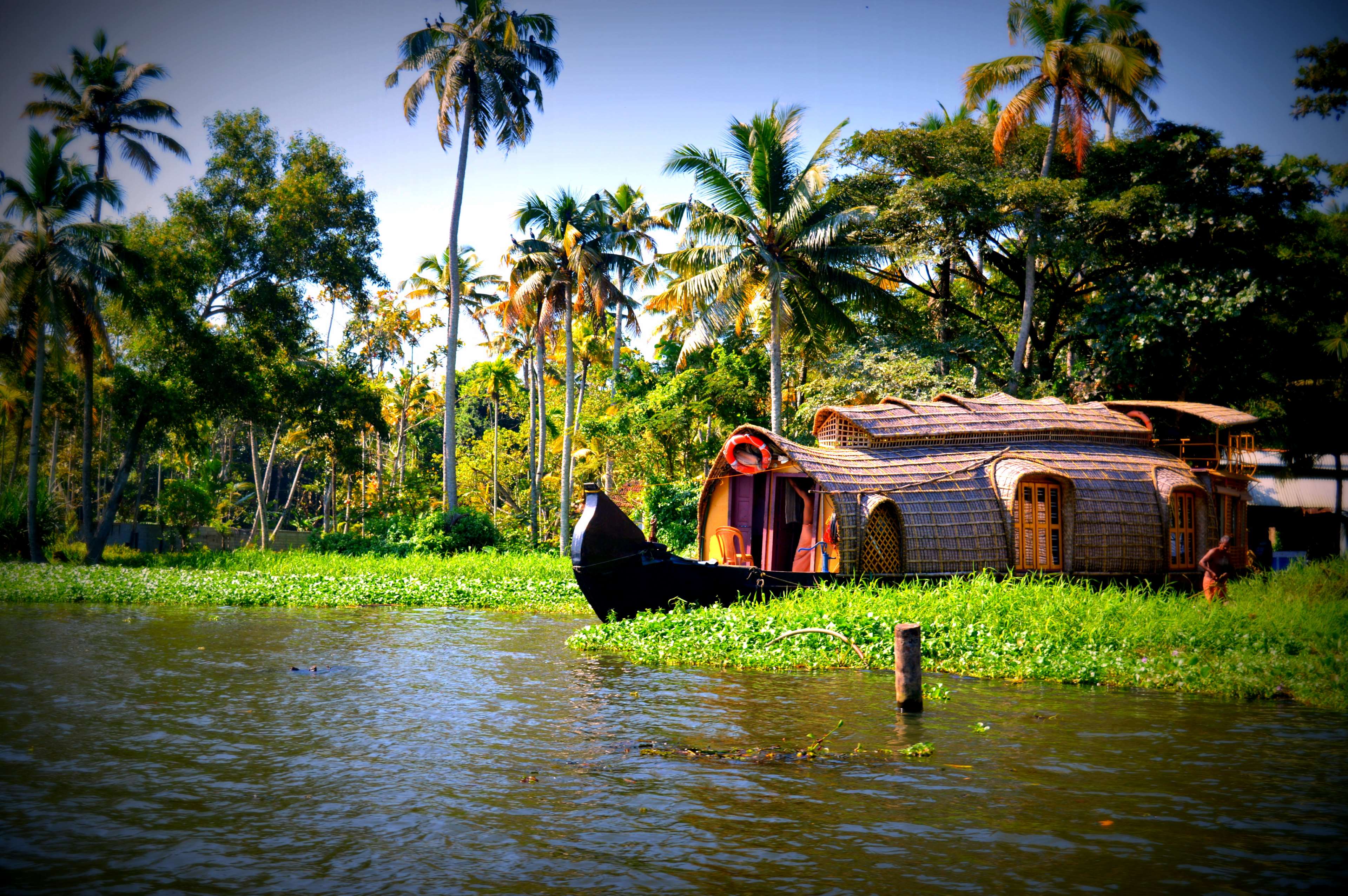3840x2553 houseboats HD wallpaper, Background