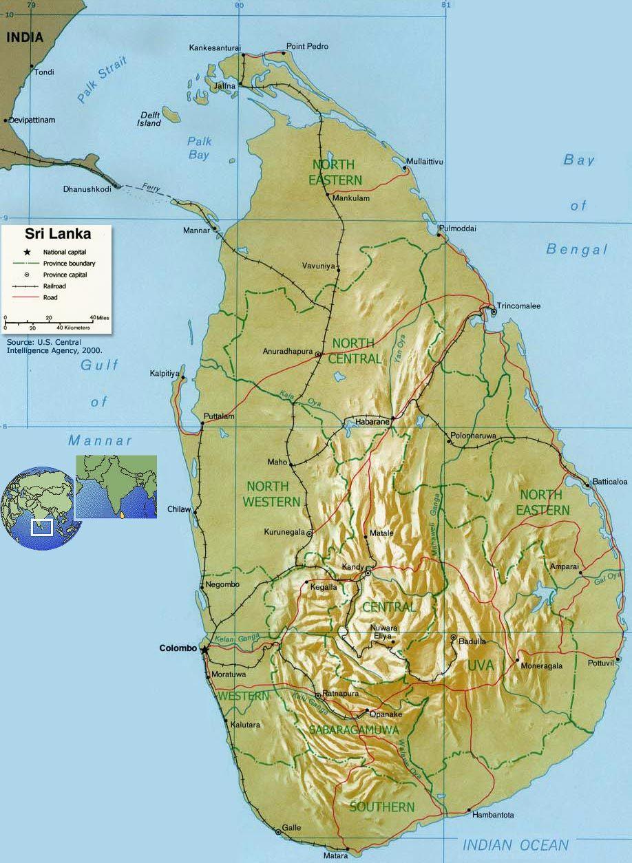 918x1254 Sri Lanka map. Sri lanka, Map, Places to visit