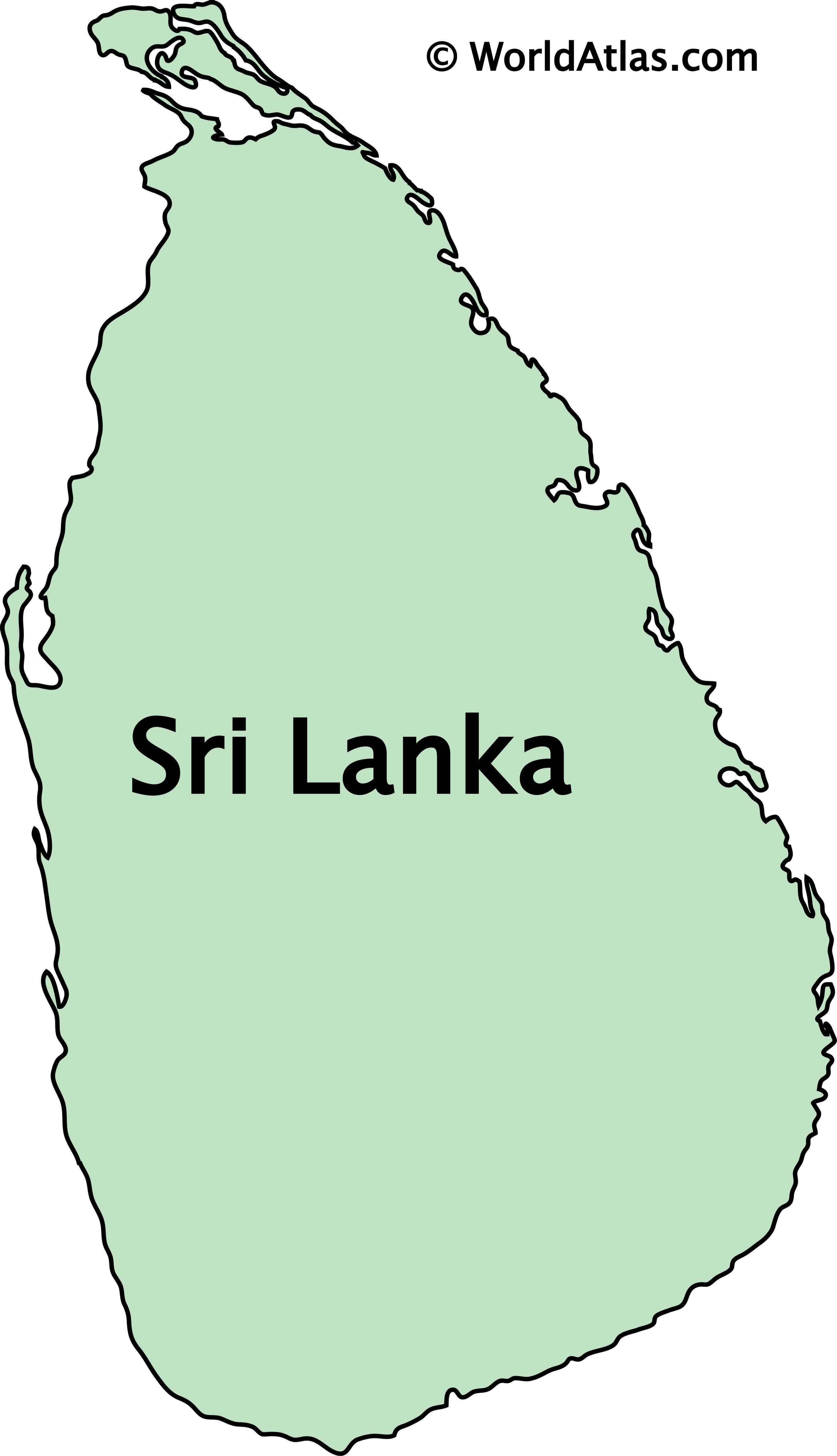 2734x4755 Sri Lanka Map Picture