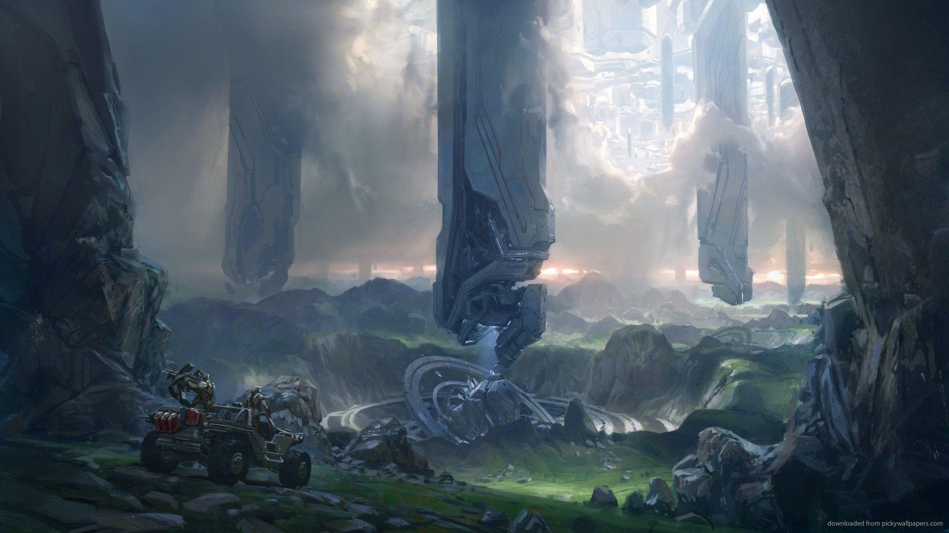 1920x1080 Download 1920x1080 Halo 4 Concept Art Wallpaper