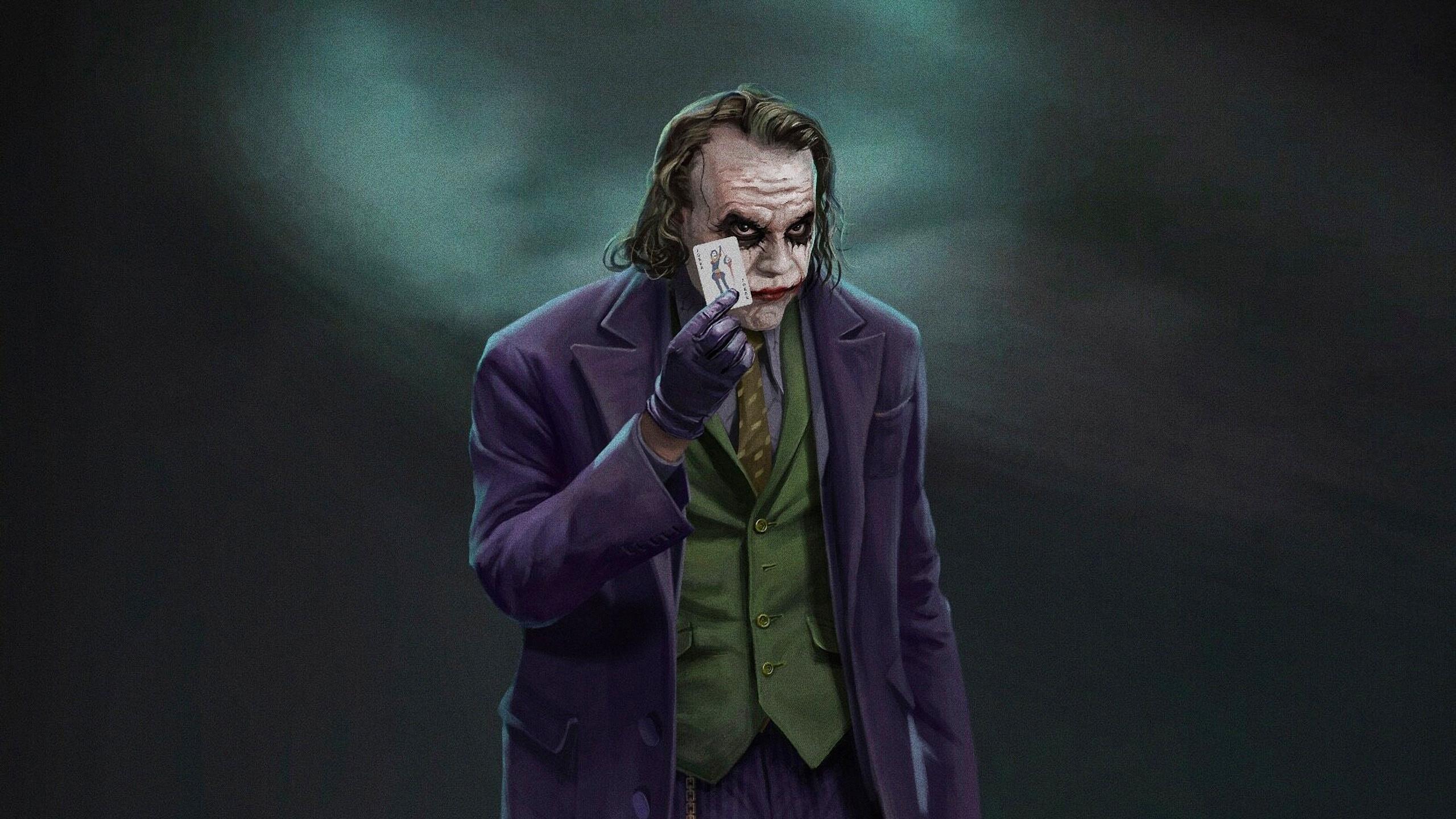 2560x1440 Joker Card, HD Superheroes, 4k Wallpaper, Image, Background, Photo and Picture