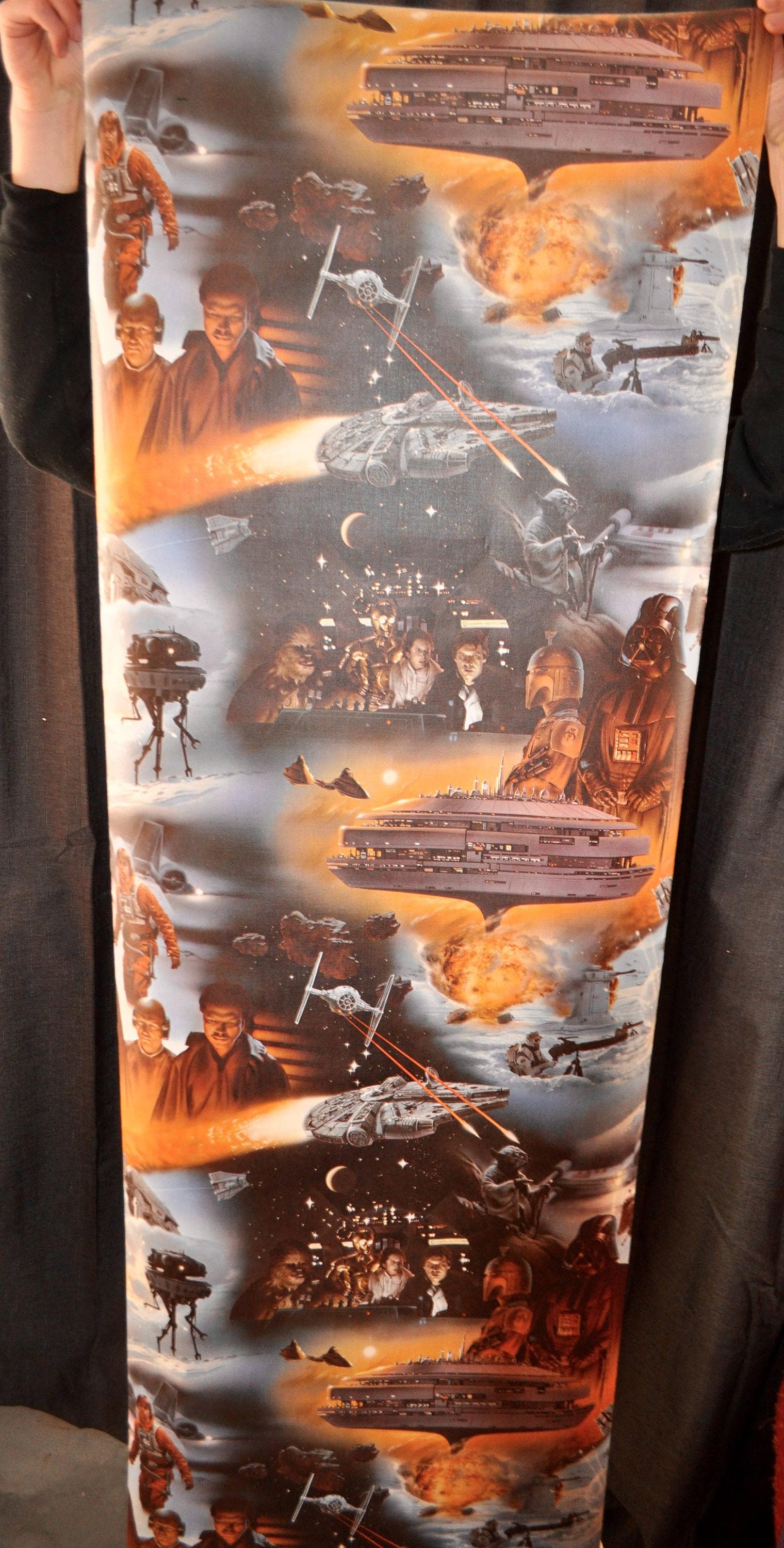 1520x3000 ORIGINAL 1977 STAR WARS 2m Roll Wallpaper Features Luke