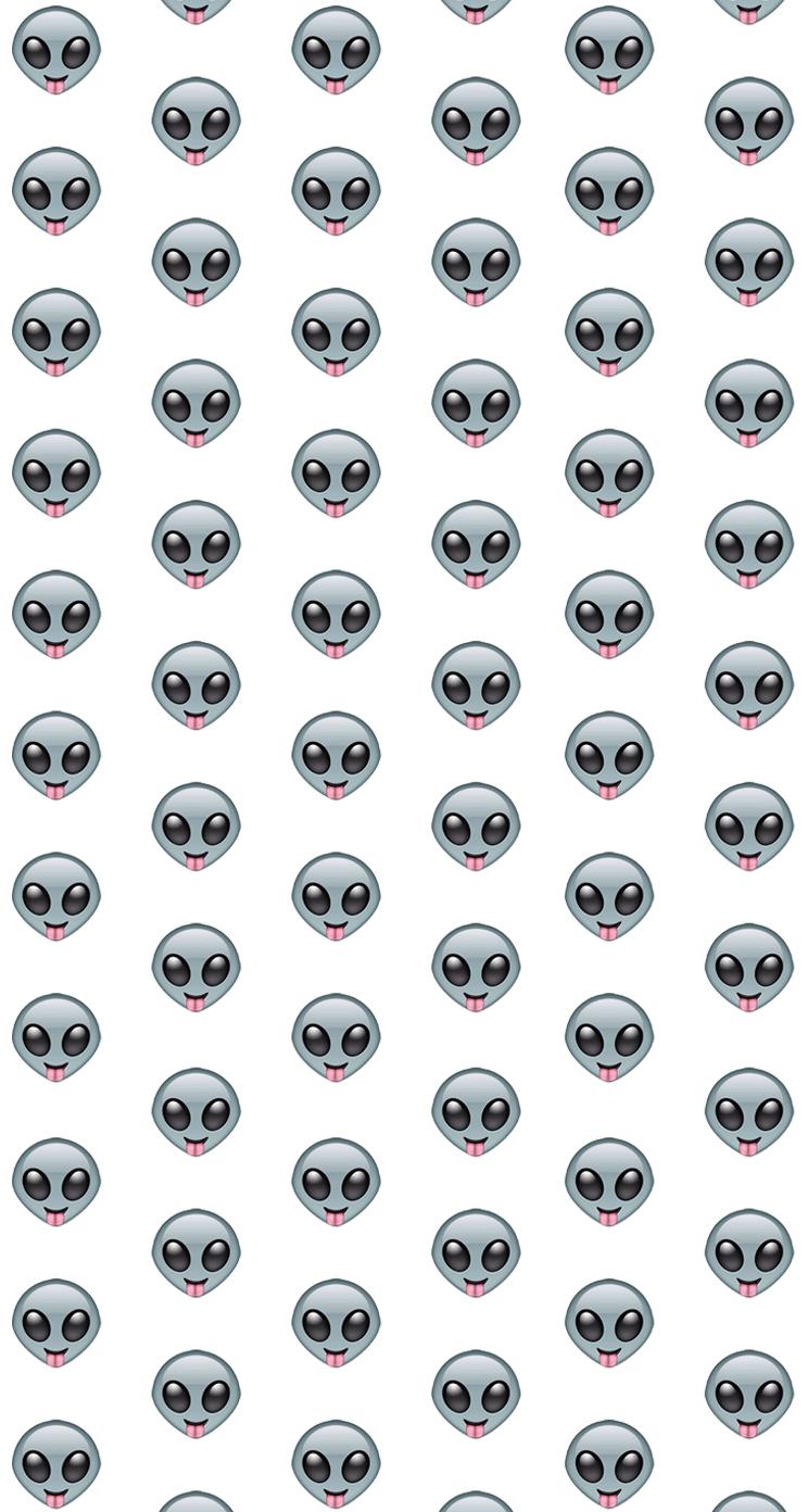 744x1392 iPhone Tumblr Emoji Wallpaper