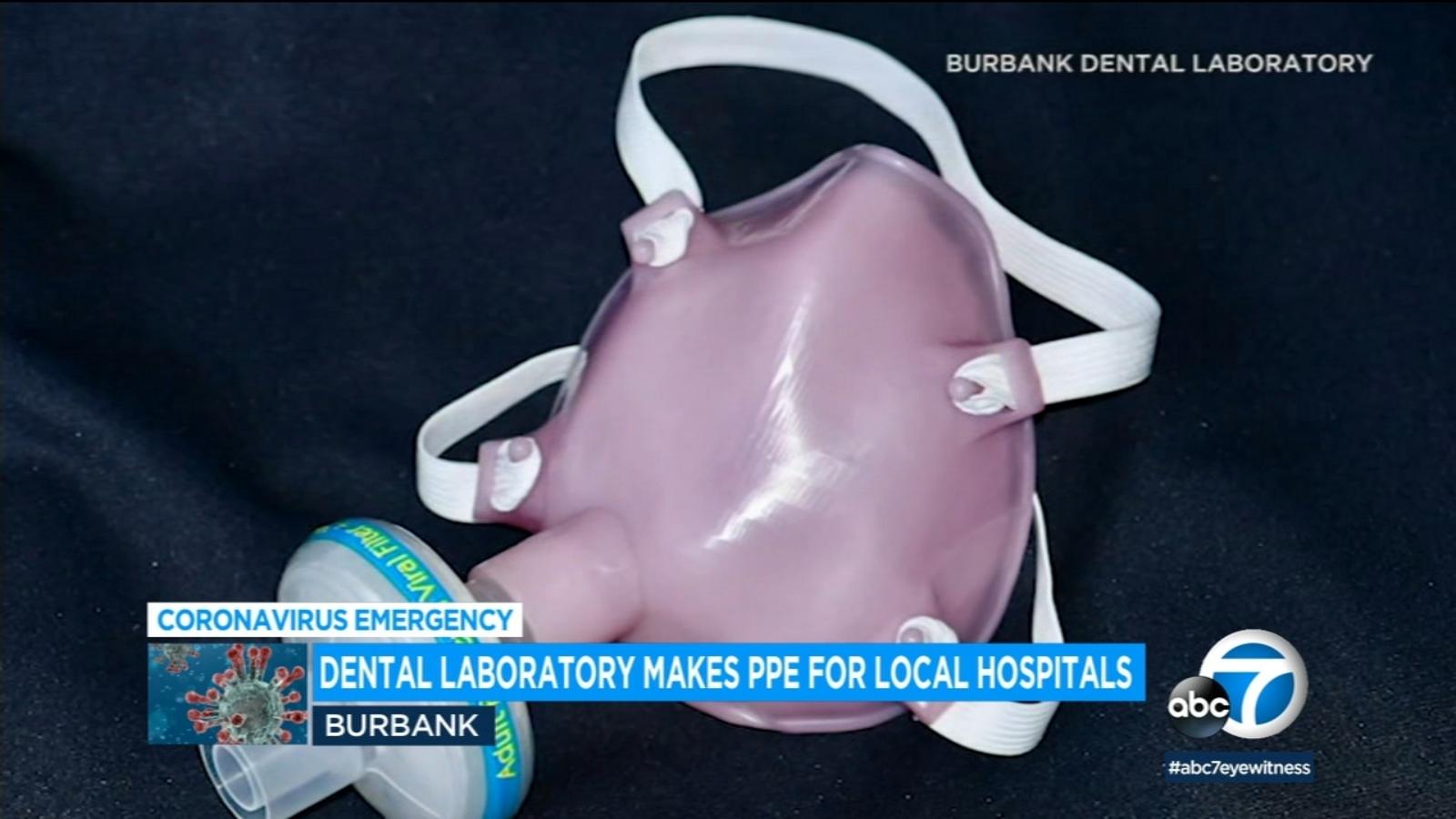 1600x900 Burbank Dental Laboratory shifts to making 3D protective masks for local hospitals Los Angeles