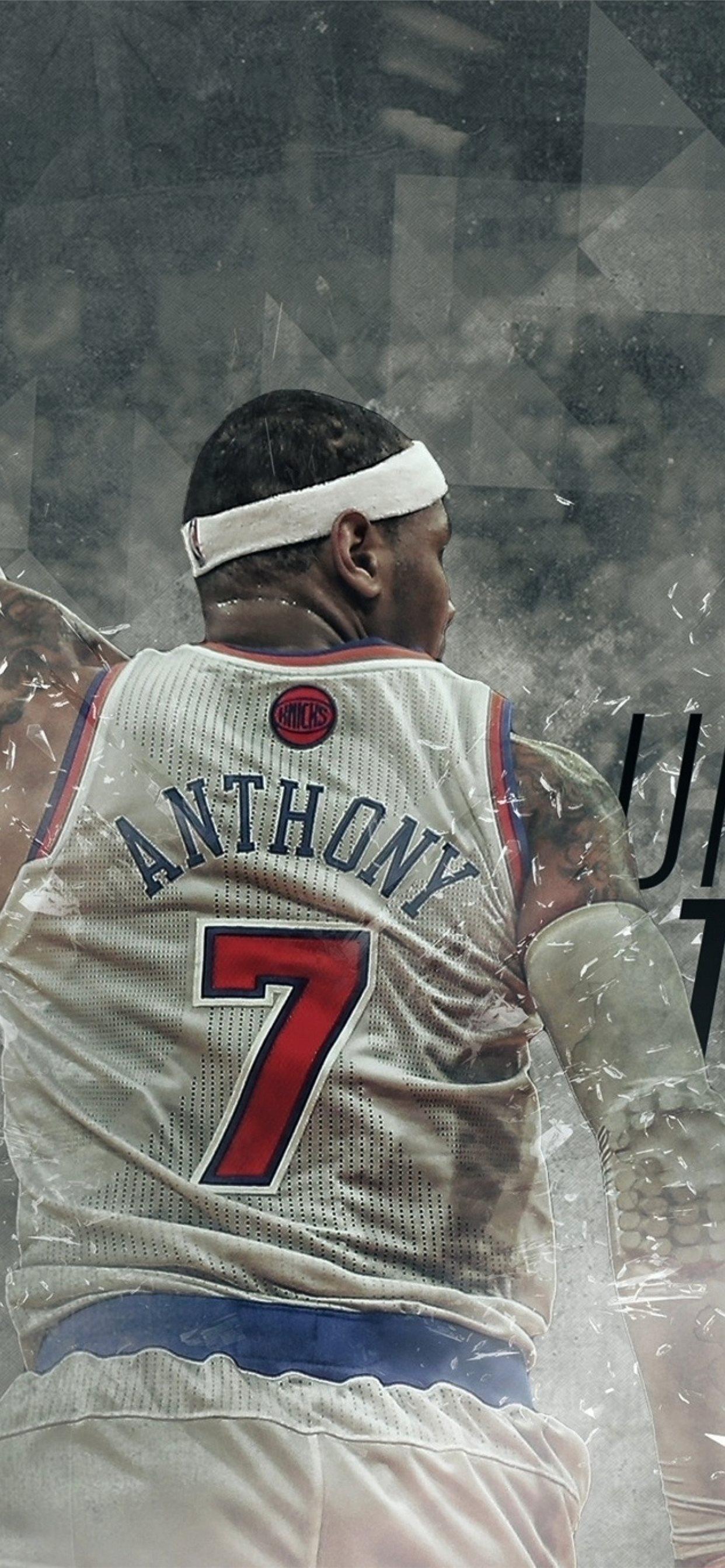 1242x2688 Carmelo Anthony New York Knicks Basketball iPhone 11 Wallpaper Free Download