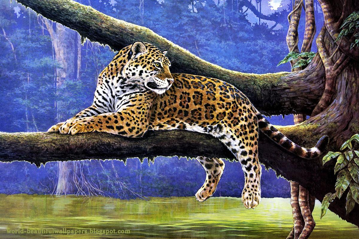 1200x800 Beautiful Wallpaper Nature Painting Wallpaper HD Animal Painting HD Wallpaper