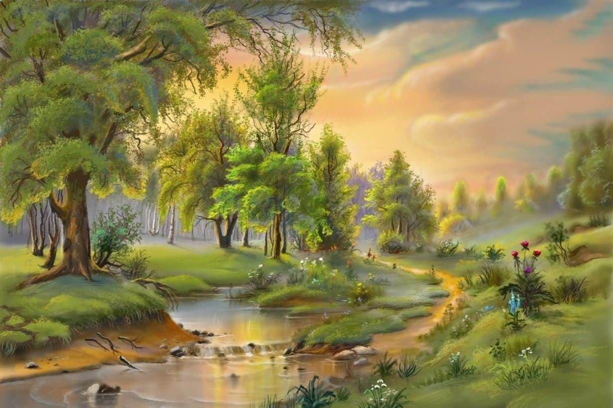 Beautiful Paintings Wallpapers - Top Free Beautiful Paintings ...