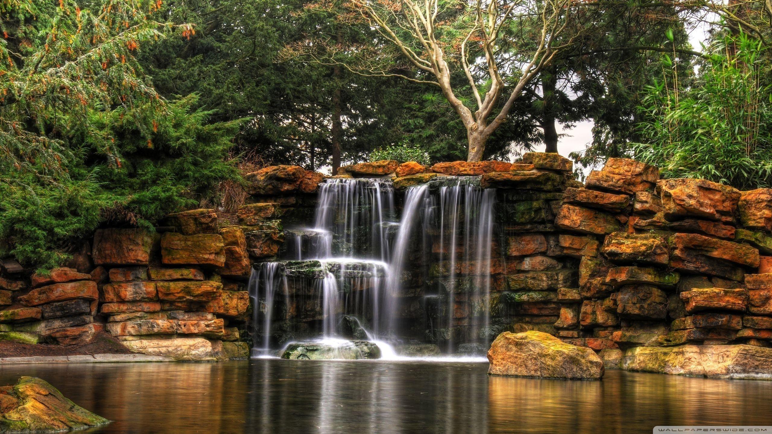 2560x1440 Beautiful Small Waterfall ❤ 4K HD Desktop Wallpaper for 4K Ultra HD