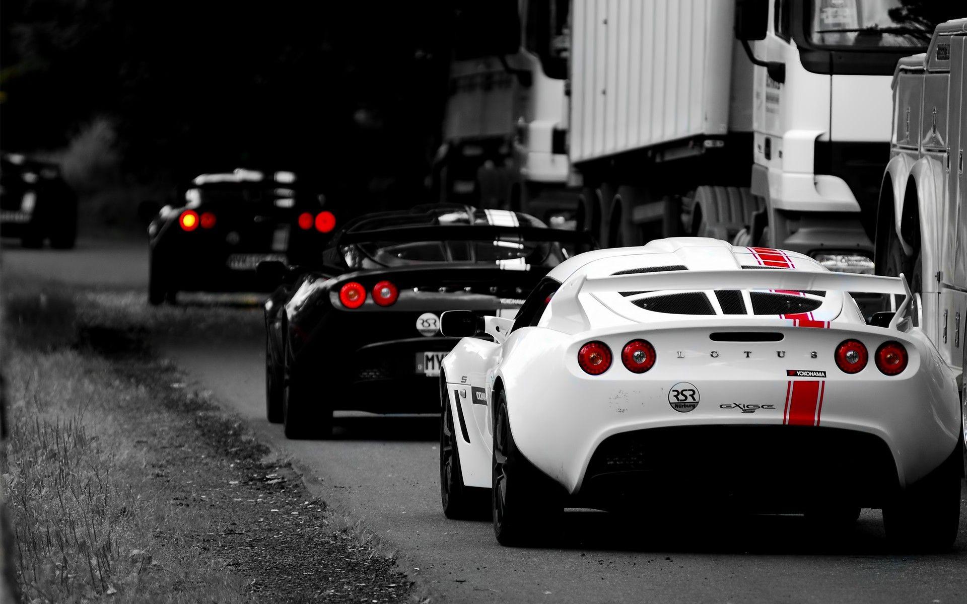 1920x1200 black and white, streets, red, white, cars, wheels, white cars