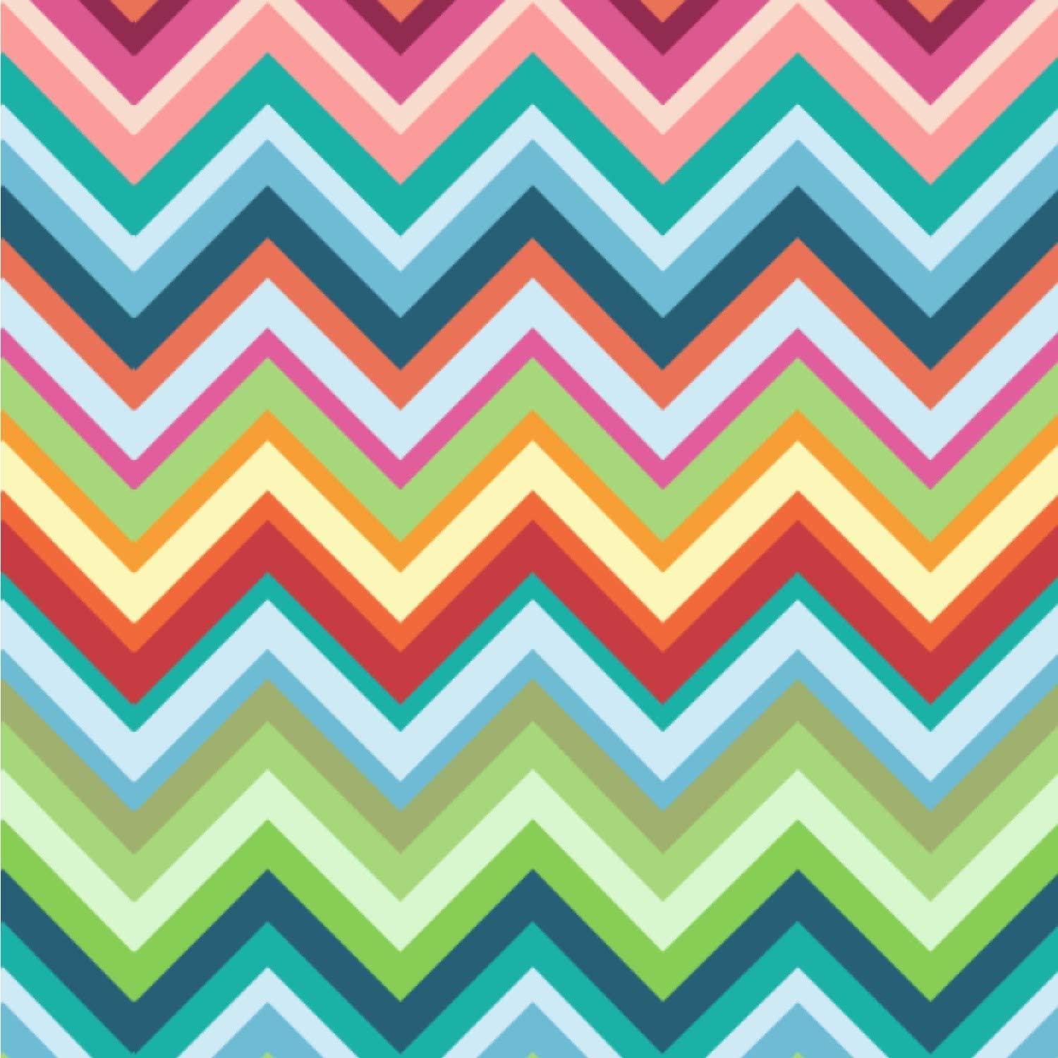 1500x1500 YouCustomizeIt Retro Chevron Monogram Wallpaper & Surface Covering (Water Activated 24x 24 Sample) : Tools & Home Improvement