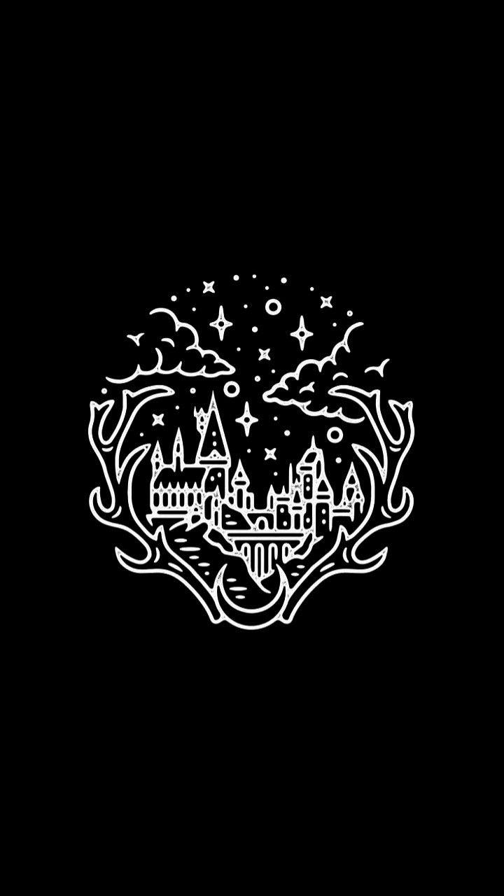 720x1280 Castle black wallpaper. Harry potter iphone wallpaper, Harry potter wallpaper, Harry potter