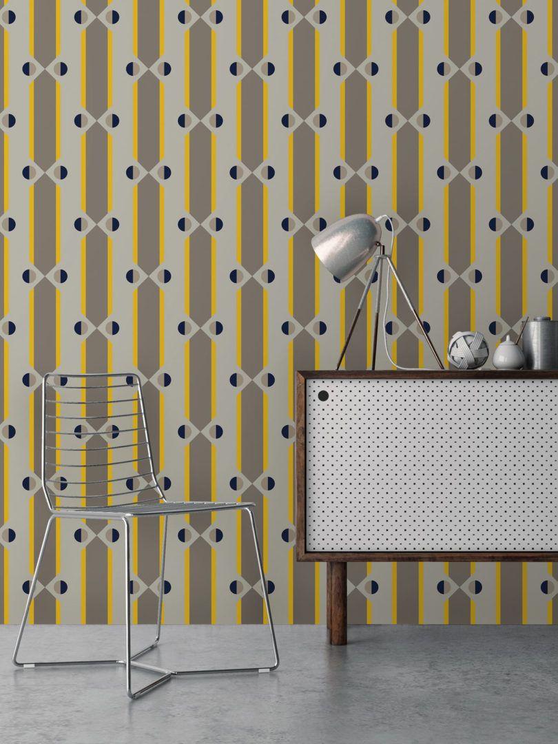 810x1080 Jupiter 10 Launches with its First Collection of Modernist Wallcoverings. Wall coverings, Mid century modern wallpaper, Modern wallpaper