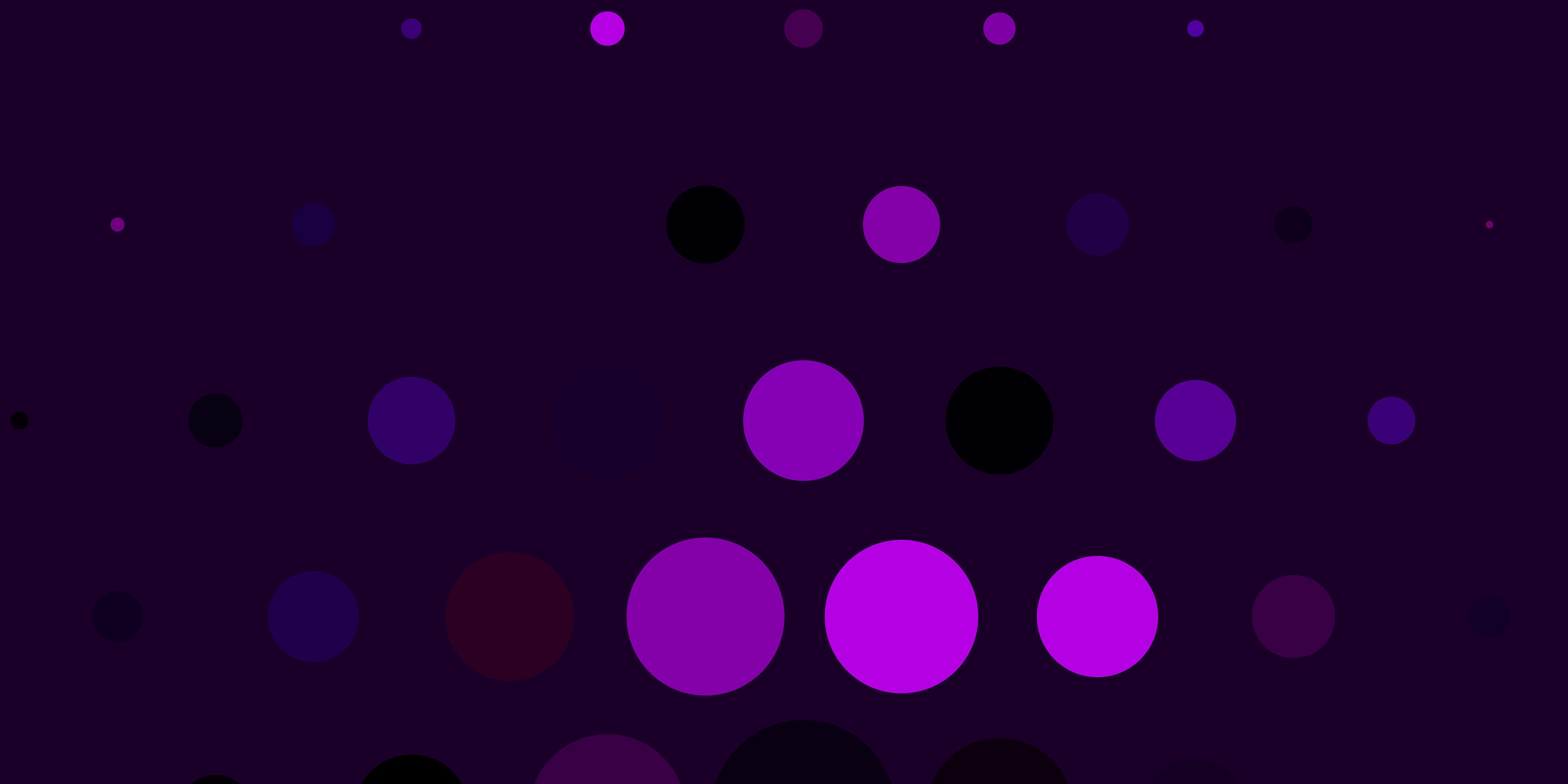 6000x3000 Light Purple vector background with bubbles Modern abstract illustration with colorful circle shapes Pattern for wallpaper curtains