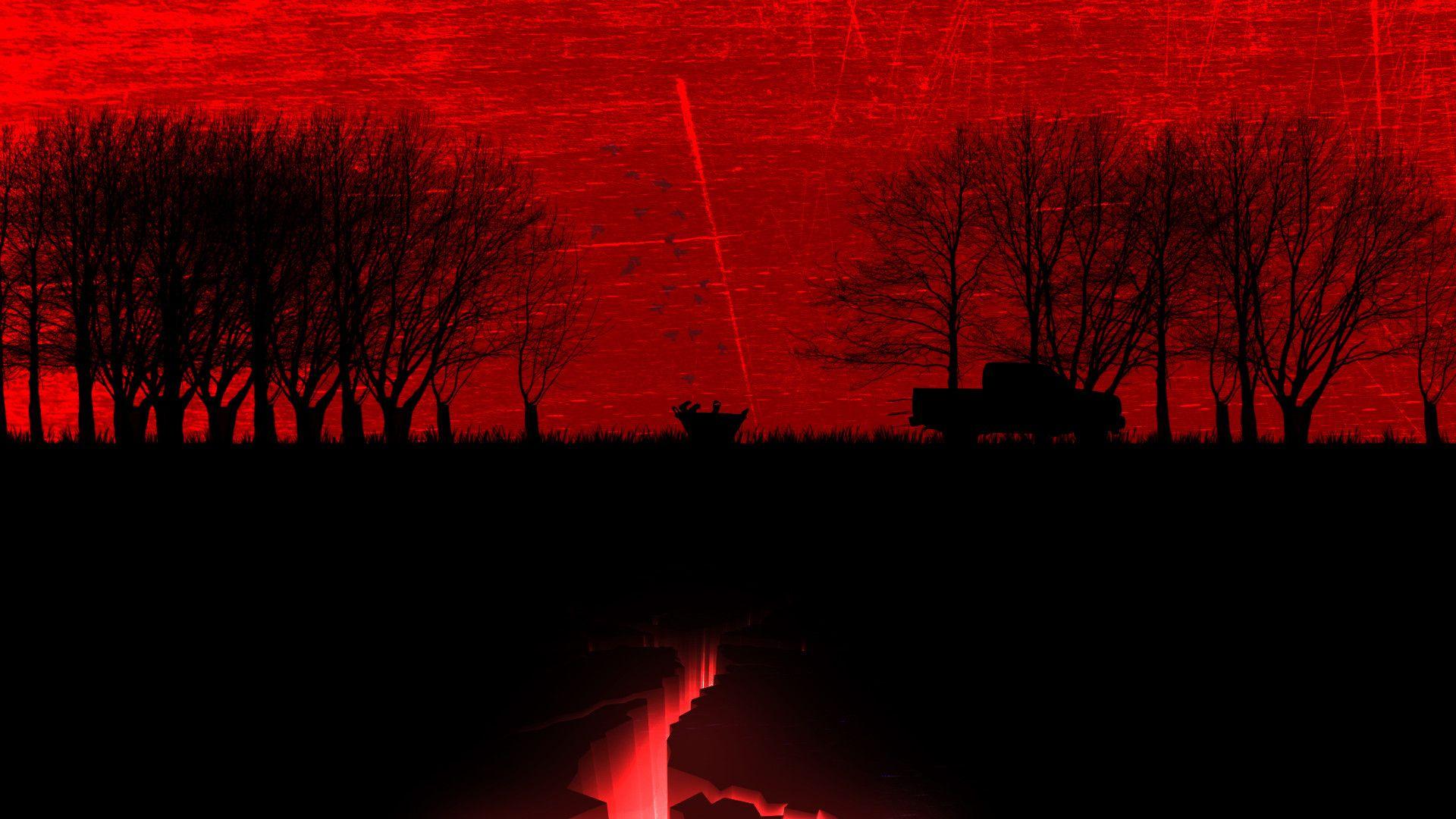 1920x1080 Black and Red Wallpaper 1920x1080