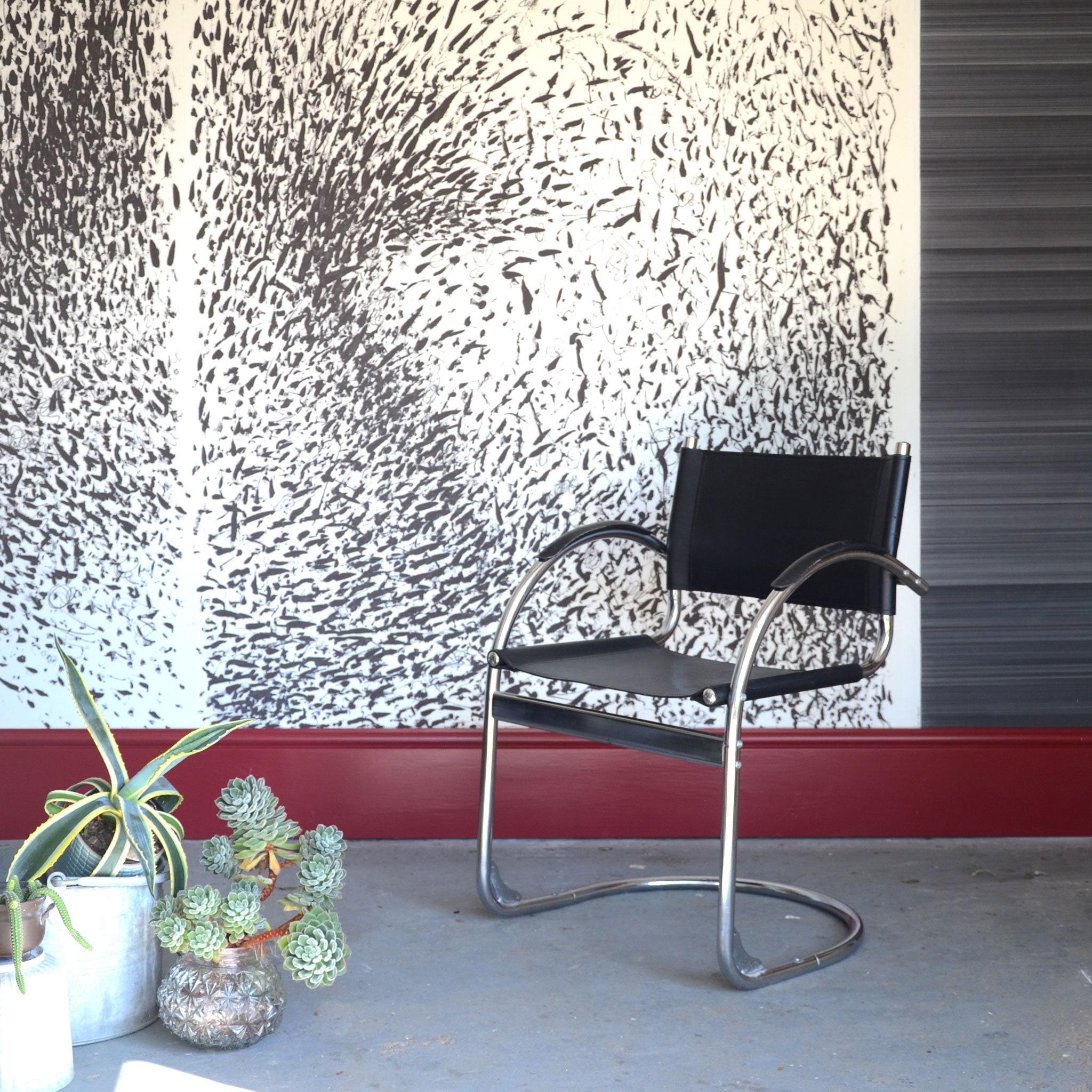 2048x2048 Modernist Abstract Statement Wallpaper Contemporary Monochrome