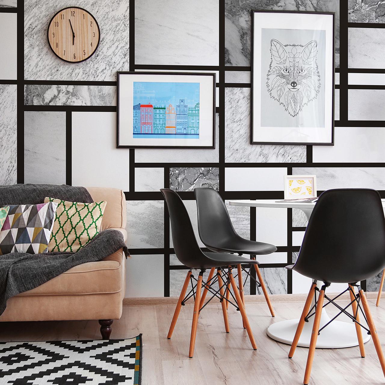 1280x1280 DIA Marble Modernism Wallpaper Mural Institute of Arts Museum Shop