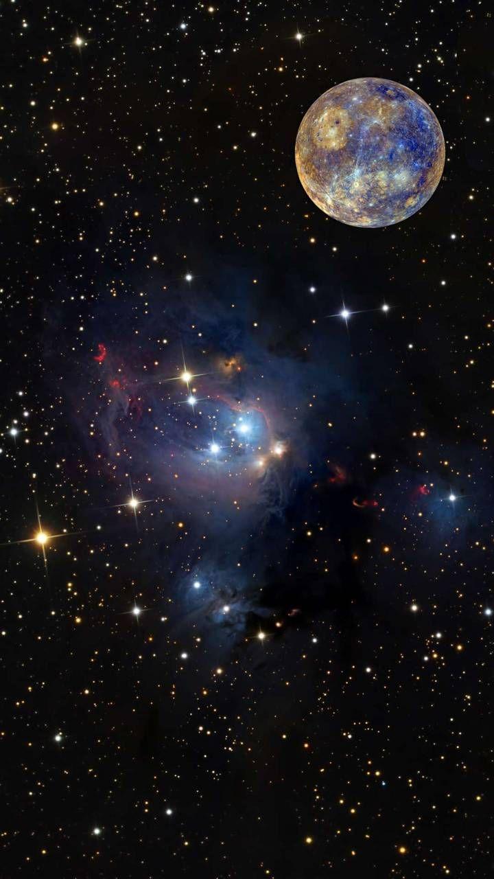 720x1280 Mercury. Night sky wallpaper, Wallpaper space, Planets wallpaper
