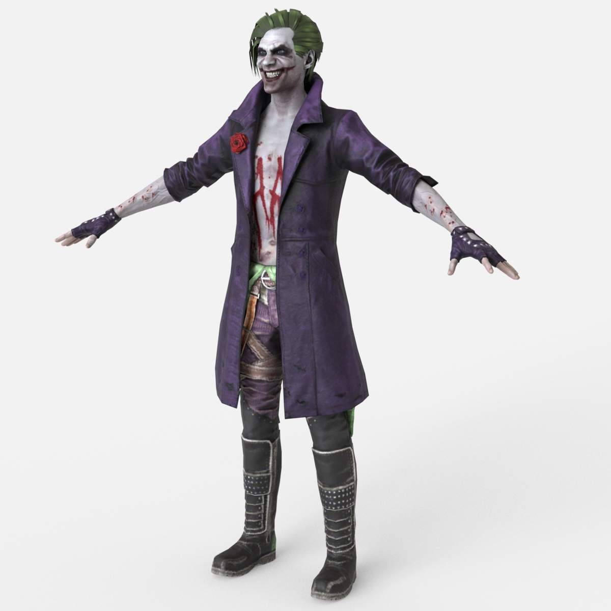 1200x1200 Joker from Injustice 2 3D Model