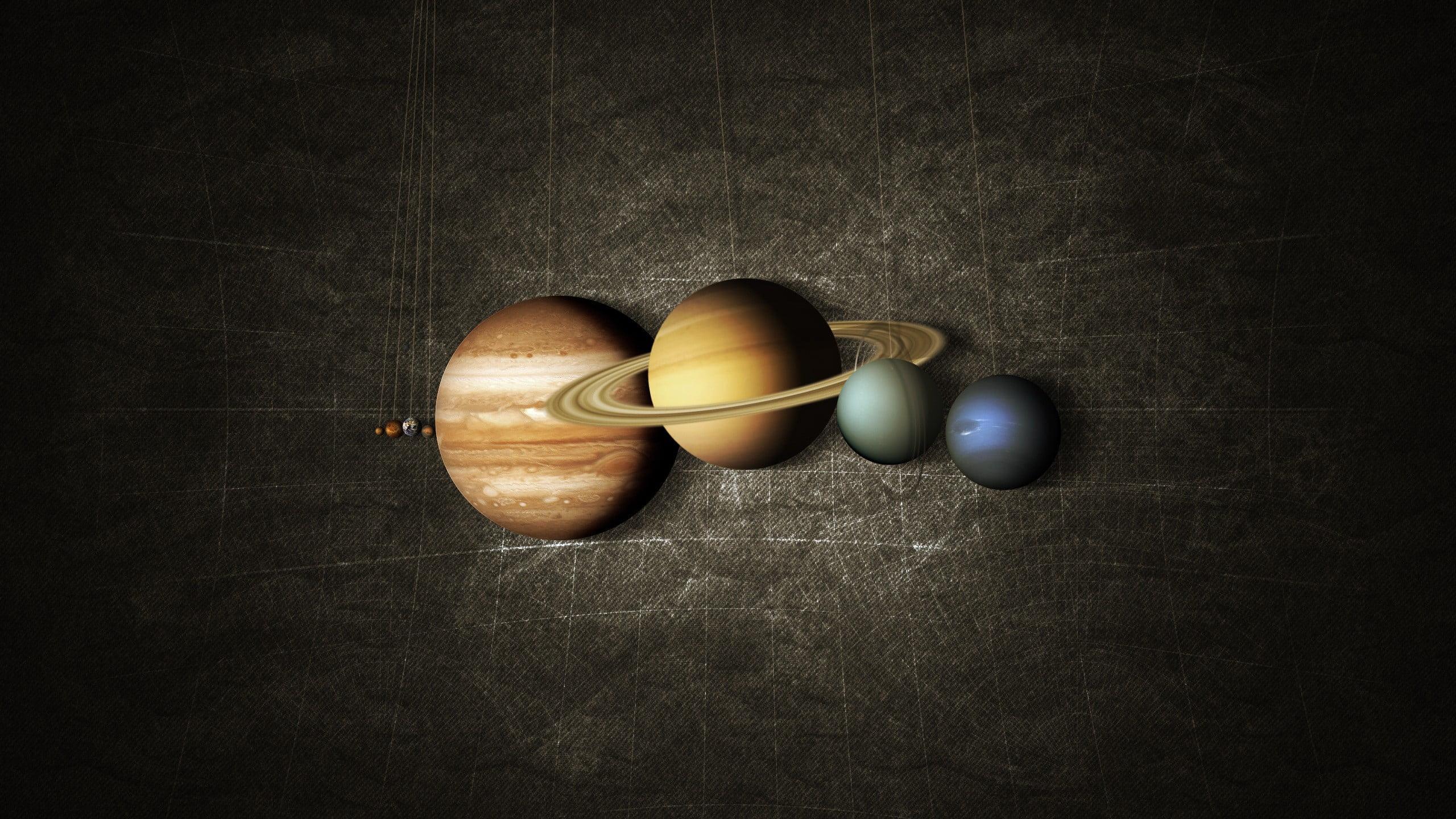2560x1440 Planets illustration wallpaper, space, universe, Mercury, Venus, Earth • Wallpaper For You HD Wallpaper For Desktop & Mobile