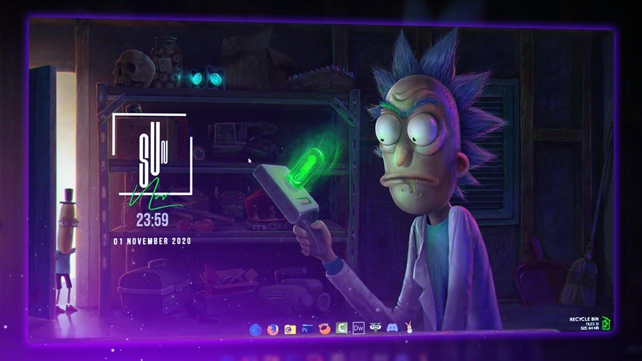 1280x720 Rick and Morty to make your desktop look aesthetic. Customize Windows 10